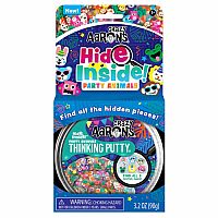 Hide Inside! Party Animals Thinking Putty