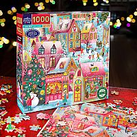 Holiday Village 1000 Piece Puzzle