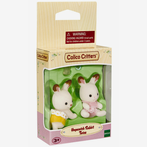 calico critters chocolate rabbit family