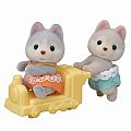 Calico Critters Husky Twins