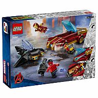 LEGO Iron Man Car & Black Panther vs. Red Hulk