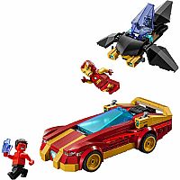 LEGO Iron Man Car & Black Panther vs. Red Hulk