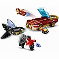 LEGO Iron Man Car & Black Panther vs. Red Hulk