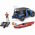 Bruder Jeep Wrangler with Kayak