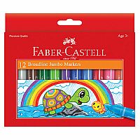 Faber-Castell Jumbo Broadline Markers (12)