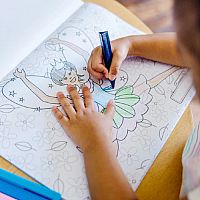 Jumbo Princess & Fairy Coloring Pad