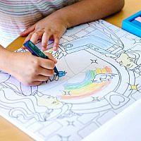 Jumbo Princess & Fairy Coloring Pad