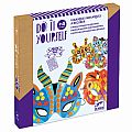 Djeco Do It Yourself Jungle Animals Mosaics Masks