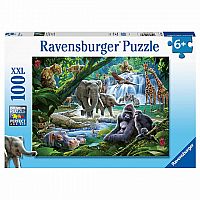 Jungle Animals 100 Pc Puzzle