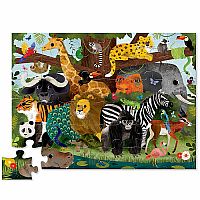 Jungle Friends 36 Piece Floor Puzzle