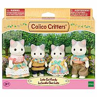 Calico Critters Latte Cat Family