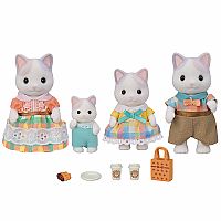 Calico Critters Latte Cat Family