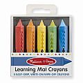 Learning Mat Wipe Off Crayons