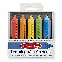 Learning Mat Wipe Off Crayons