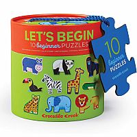 Let's Begin 10 Beginner Puzzles Jungle