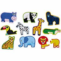 Let's Begin 10 Beginner Puzzles Jungle