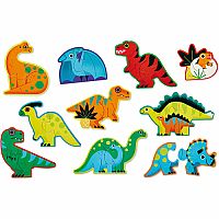 Let's Begin 10 Beginner Puzzles Dinosaur