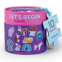 Let's Begin 10 Beginner Puzzles Unicorn