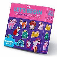 Let's Begin 10 Beginner Puzzles Unicorn