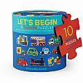 Let's Begin 10 Beginner Puzzles Vehicles