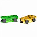Magna-Tiles Cars Expansion Set - Yellow & Green