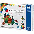 Magna-Tiles Clear Colors 32 PC Set