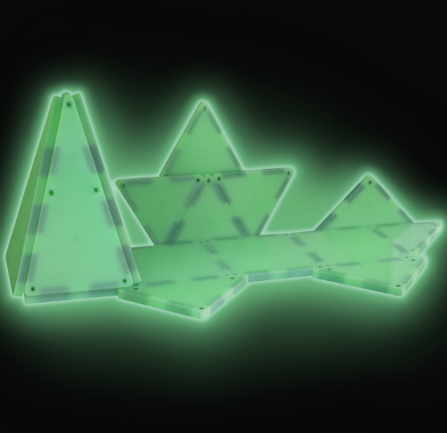 magna tiles glow in the dark set