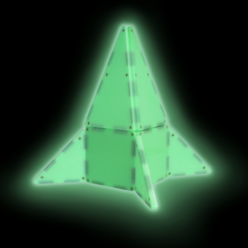 magna tiles glow in the dark set