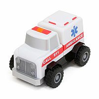 Magnetic Build-A-Truck - Fire and Rescue