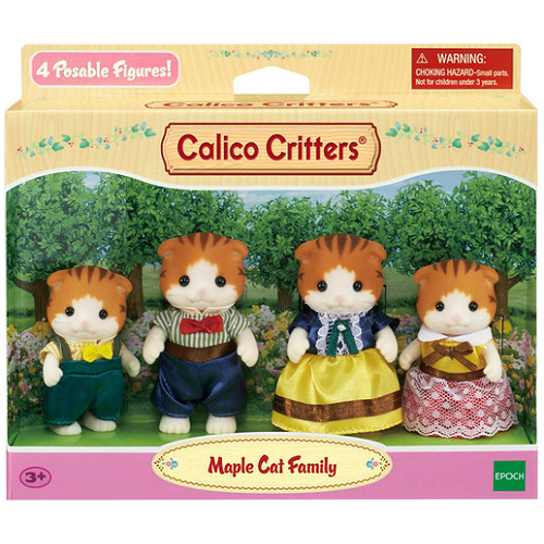 Calico Critters Maple Cat Family Smart Kids Toys