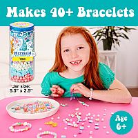 Mermaid Bead Jewelry Jar