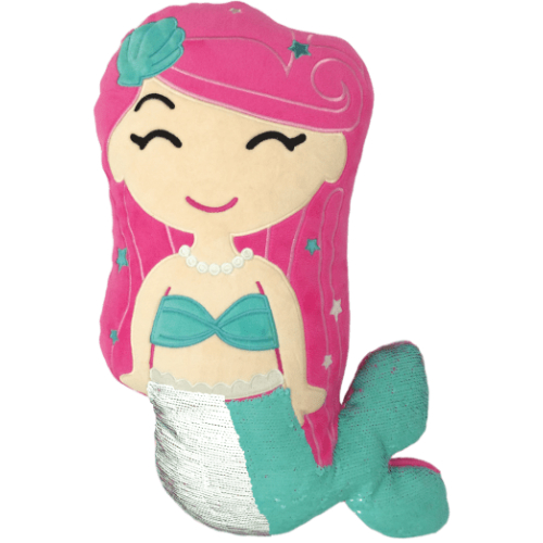 mermaid sequin stuffed animal