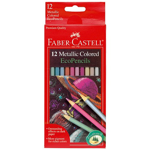 Faber-Castell Metallic Colored Pencils (12) - Smart Kids Toys