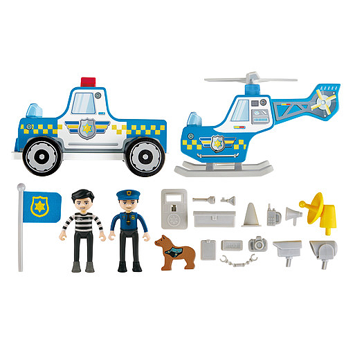 Hape Metro Police Dept Playset Smart Kids Toys
