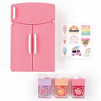 Mini Fridge Lip Gloss Set