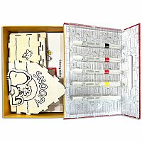 OOLY x Peanuts: Color-In Wooden Birdhouse Kit