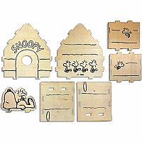 OOLY x Peanuts: Color-In Wooden Birdhouse Kit