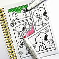 OOLY x Peanuts Coloring Activity & Sticker Kit