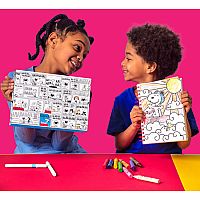 OOLY x Peanuts Coloring Activity & Sticker Kit