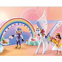 Playmobil Pegasus with Rainbow in the Clouds