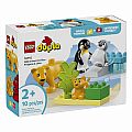LEGO Duplo Wild Animal Families: Penguins & Lions