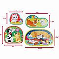 4-in-1 Pet Friends Puzzle Set