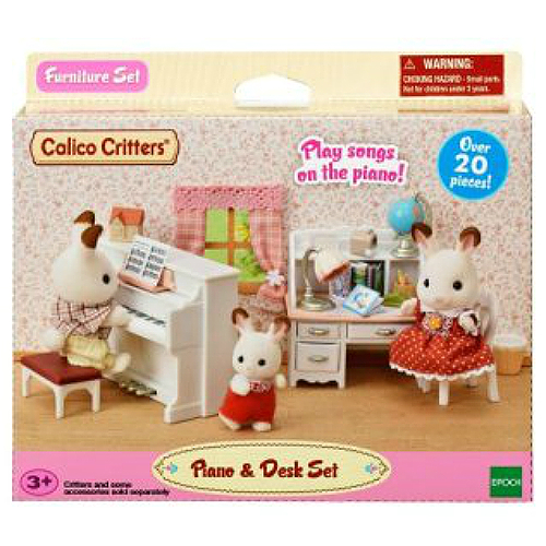Calico Critters Piano Desk Set Smart Kids Toys