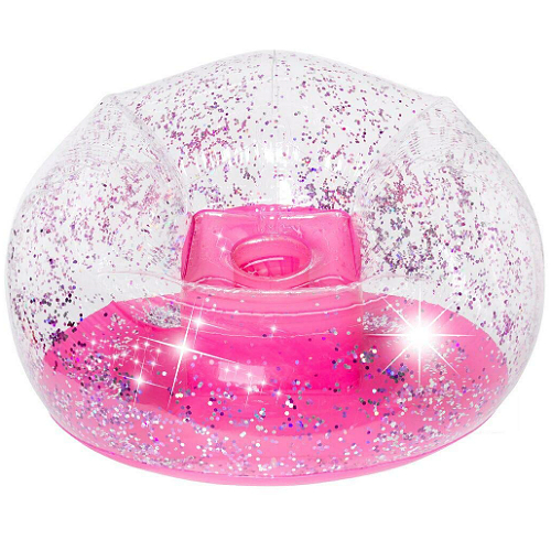 Pink Confetti Inflatable Sparkle Chair - Smart Kids Toys