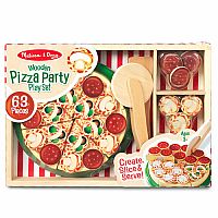 Pizza Party Wooden Play Set