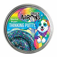 Playful Puppy Thinking Putty