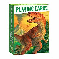 Dinosaurs Playing Cards