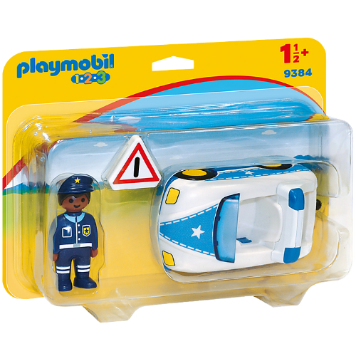 police car play doh