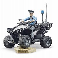 Bruder Police Quad with Policeman