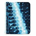 Blue Tie Dye Popper Journal